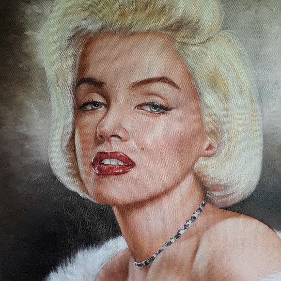 MARYLINMONROE. OIL PAINTINGCANVAS